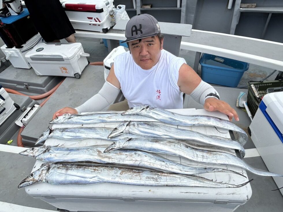 大型タチウオぼこぼこー!