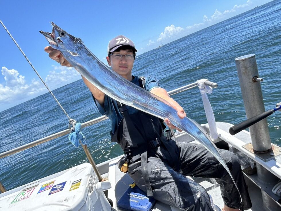 伊良湖水道テンヤタチウオ専門で出船中!