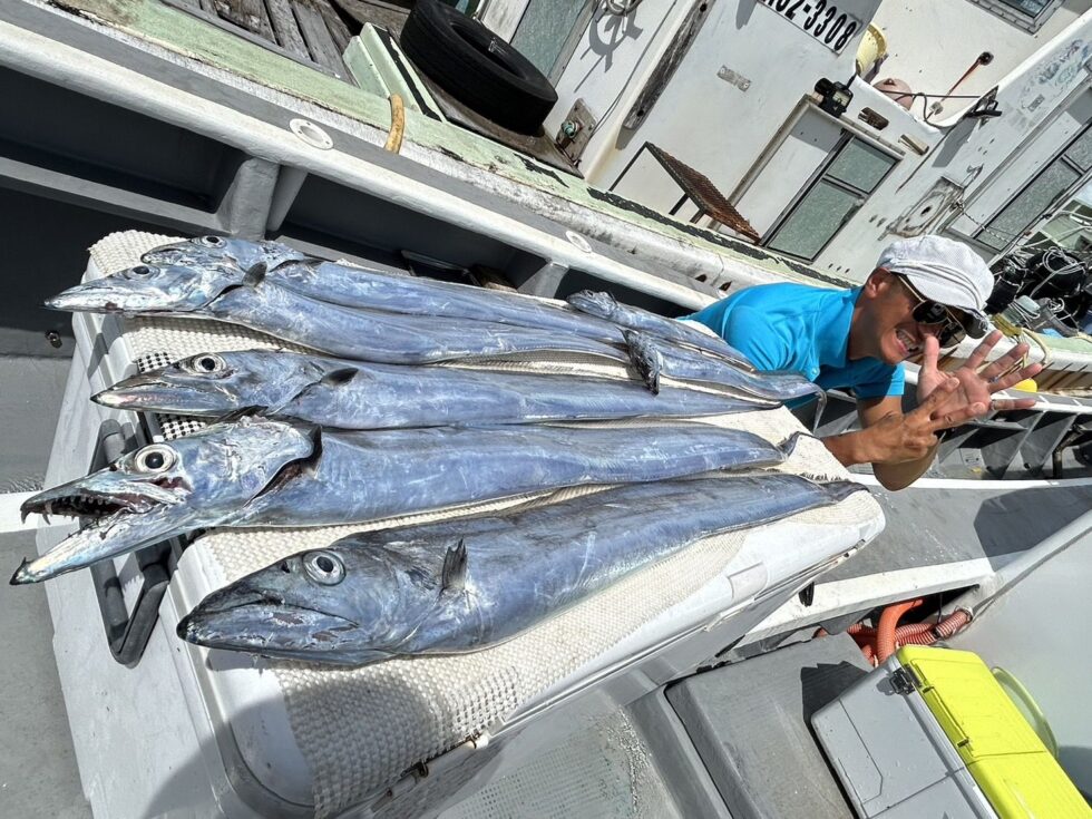 大型タチウオに大満足!