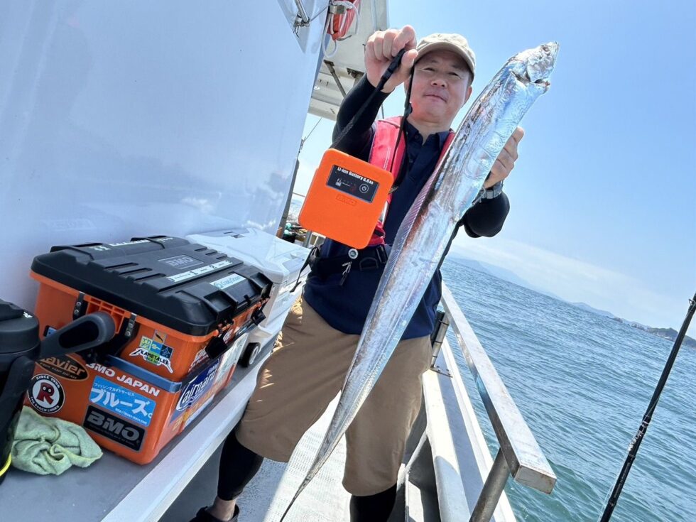 ハイパワーリチウムイオンバッテリーで伊良湖水道の深場もバッチリ！持続性も申し分なし！