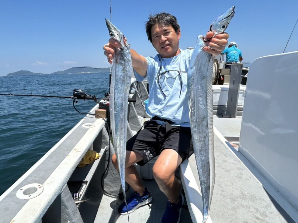 伊良湖水道テンタチ専門で出船中!