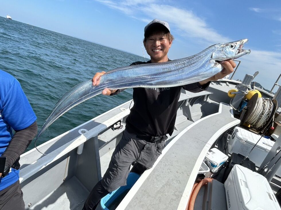 テンヤタチウオ！シマノ樋口輝さん！