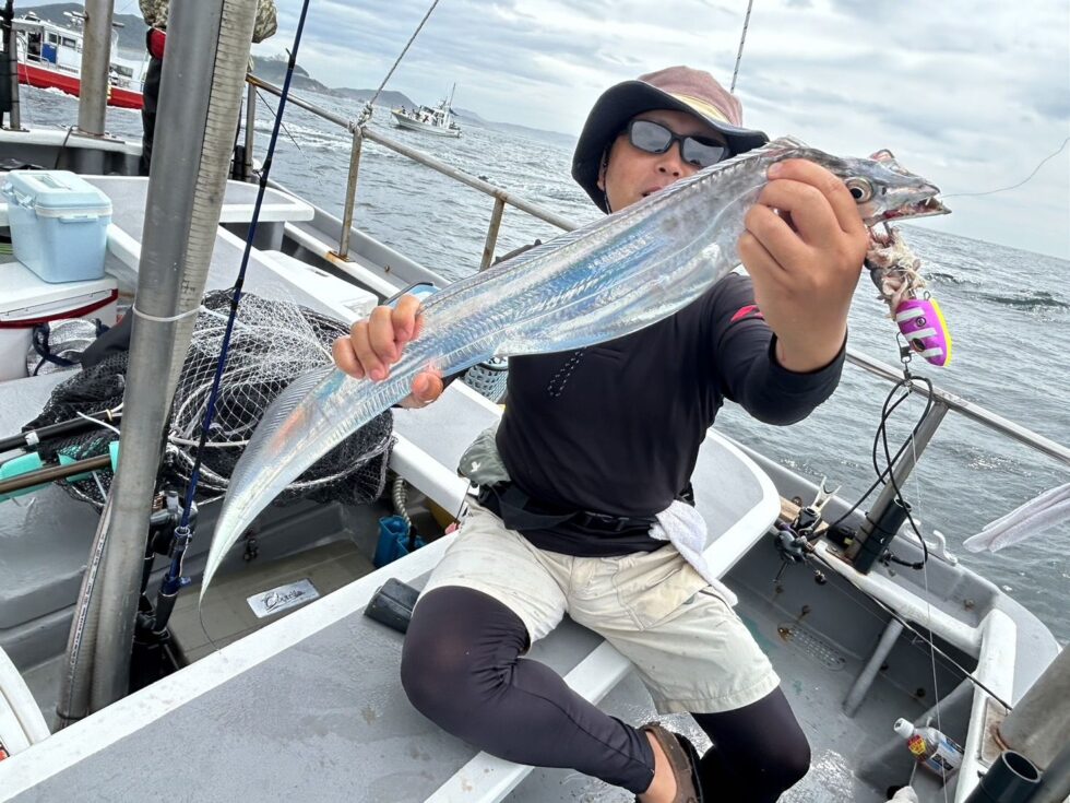 伊良湖水道テンヤタチウオ専門！