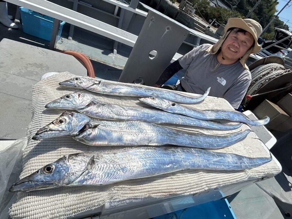 明日(水)２隻分乗します。明日も楽しみです！