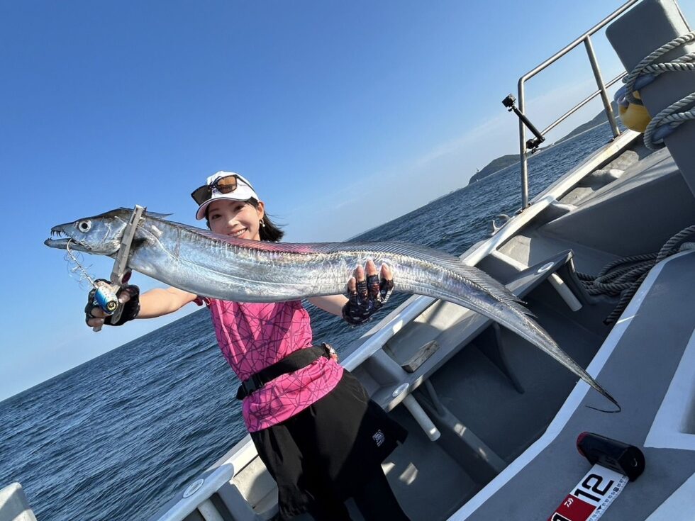 123㎝連日ドラゴン狩り！釣りガールおめでとうございます！
