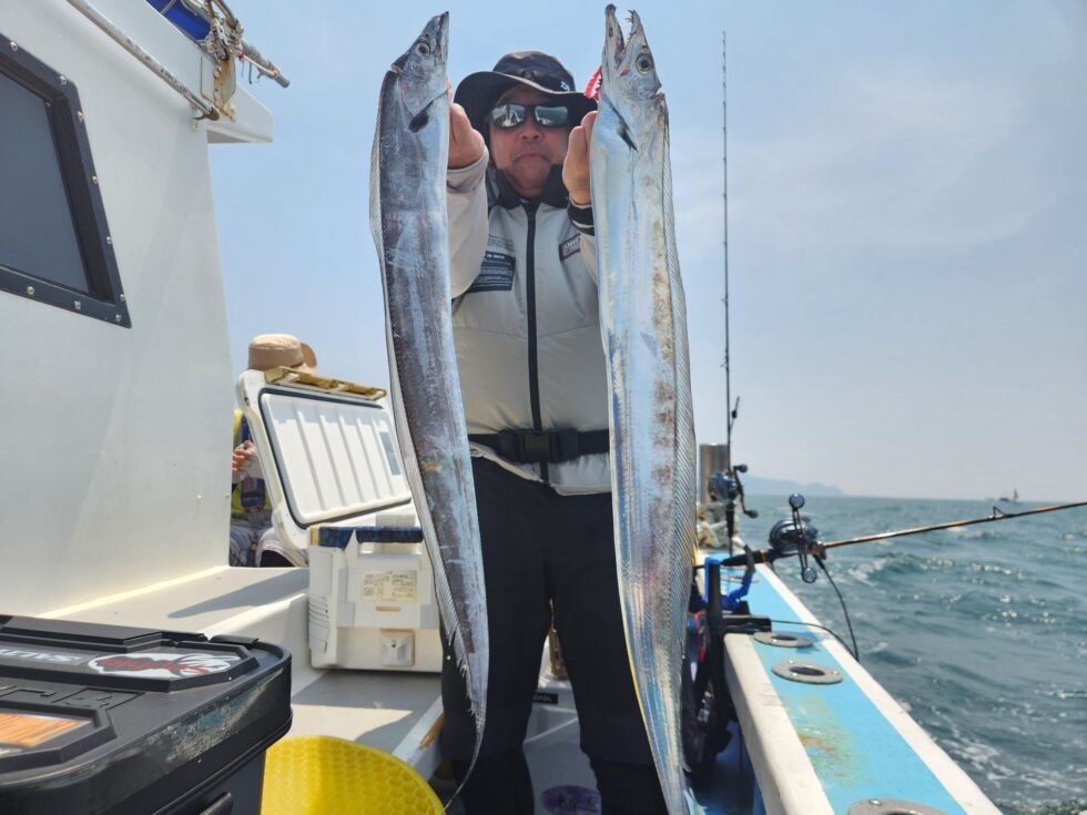 テンヤタチウオ専門出船！今日も良いサイズ！