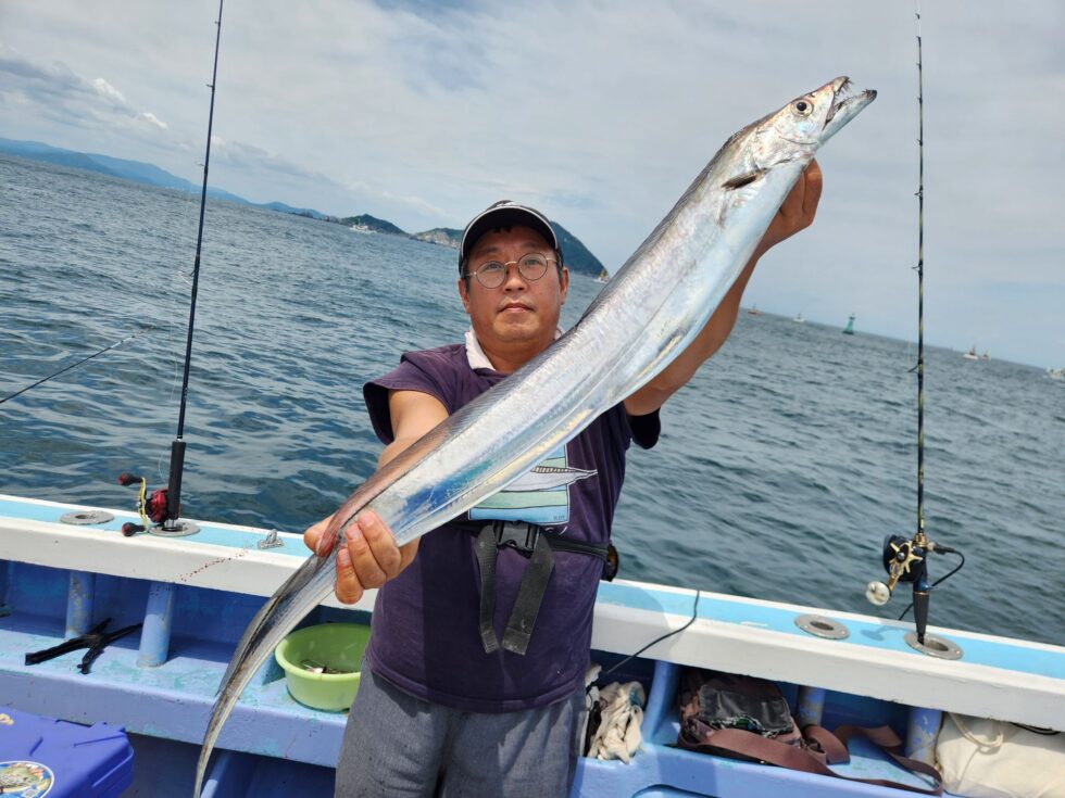 大型タチウオに大満足！