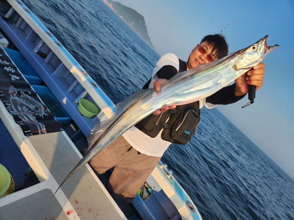 ２隻分乗、少人数での出船でした！