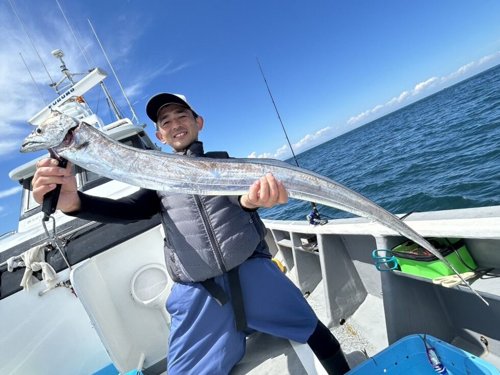 今日も伊良湖水道大型タチウオ！