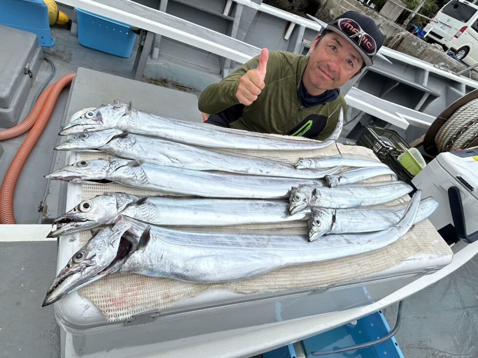 テンヤ専門でタチウオ攻略！