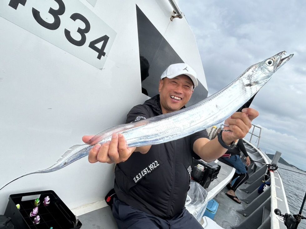 伊良湖水道テンヤタチウオ専門出船！