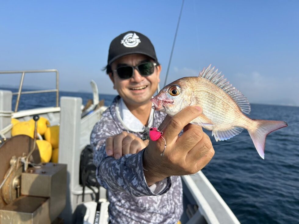 伊勢湾一つテンヤ真鯛が面白い！
