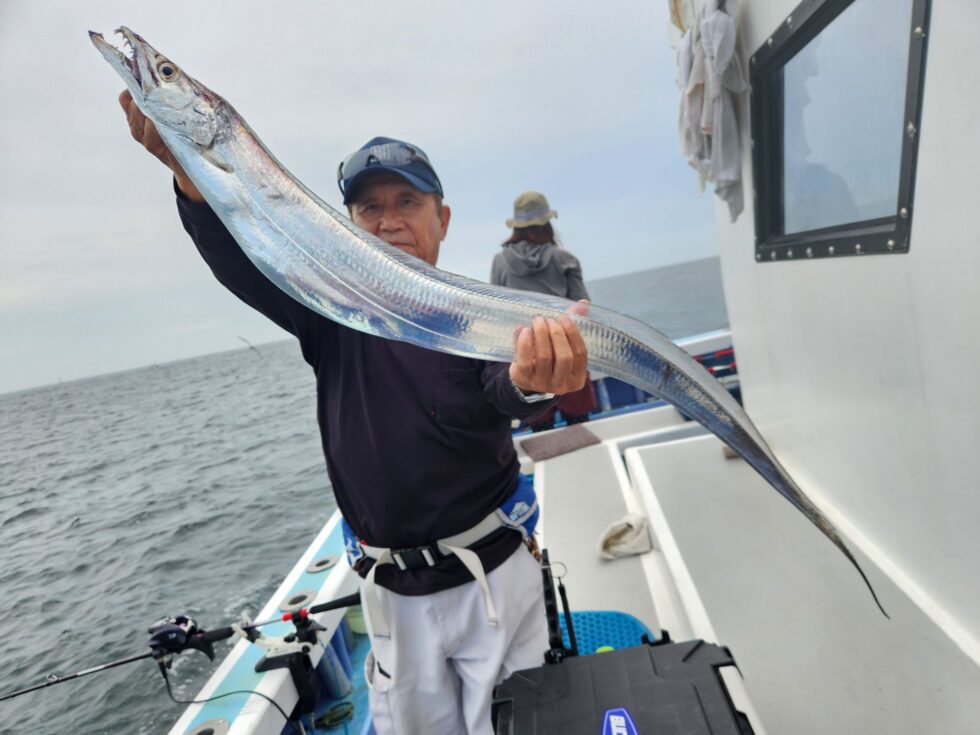 伊良湖水道大型狙い！テンヤ専門で出船中！