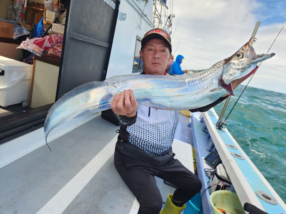 伊良湖水道極太指7来たー!おめでとうございます!