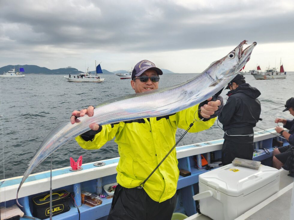 大型タチウオ続々ー!