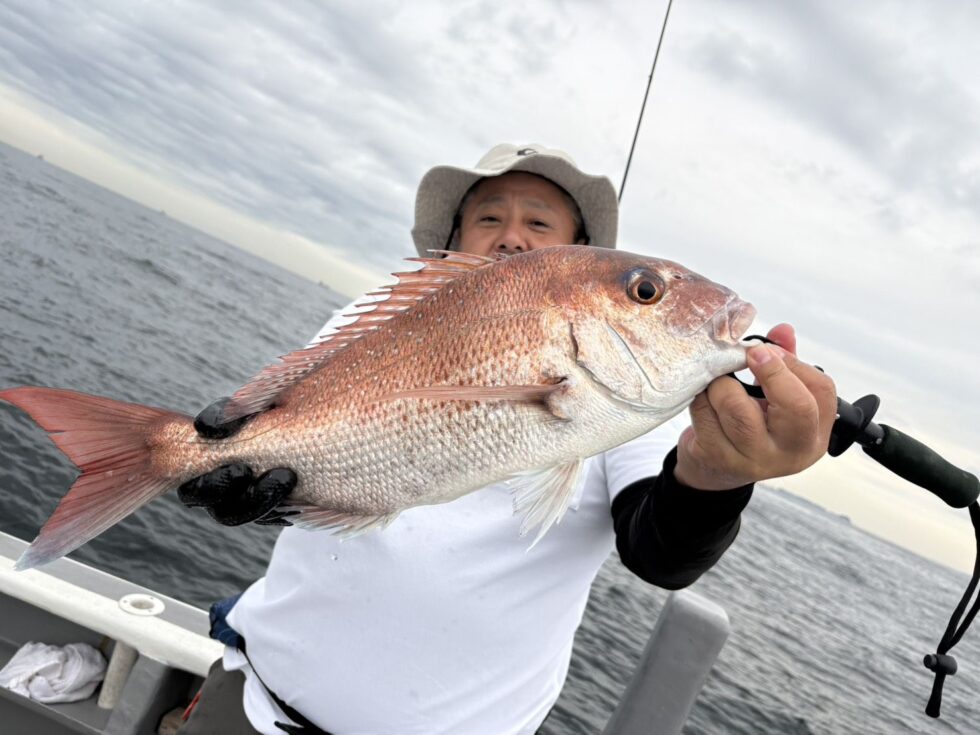 マダイ爆発っ！55㎝！