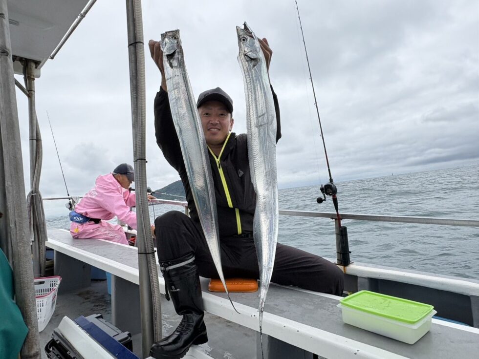 伊良湖水道大型タチウオが凄い!