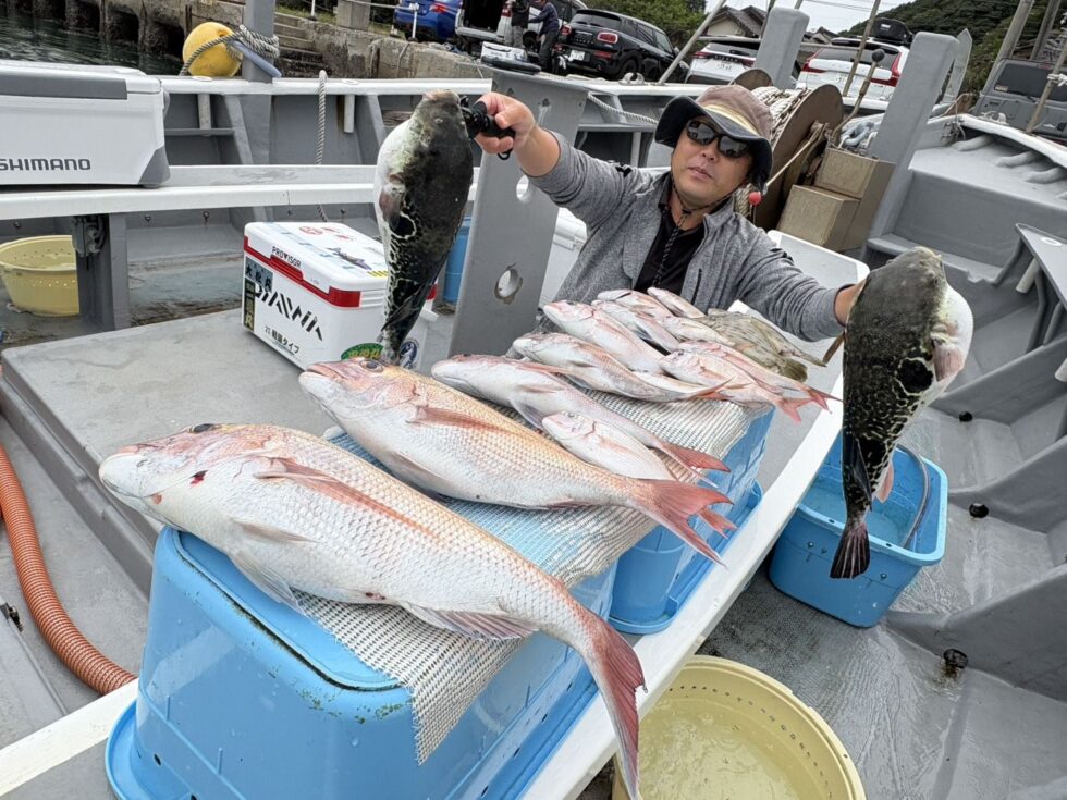 今日も釣りまくり!お見事でした。