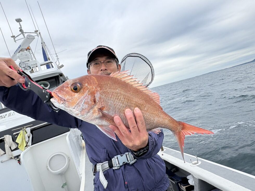 伊勢湾一つテンヤ真鯛釣り爆発!