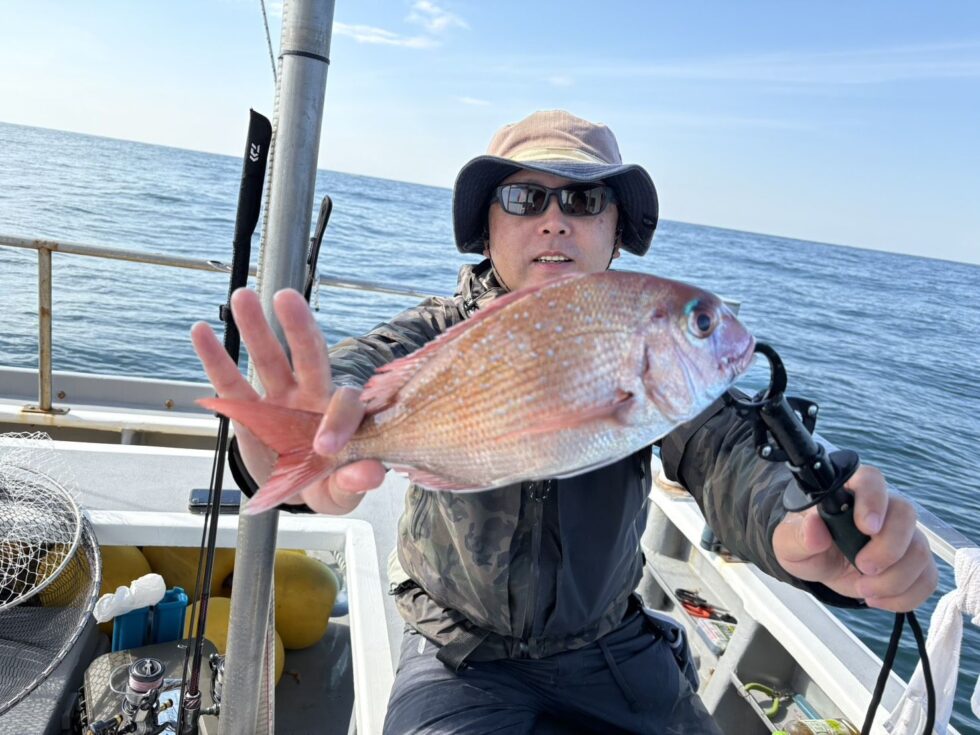 伊勢湾一つテンヤ真鯛釣り!
