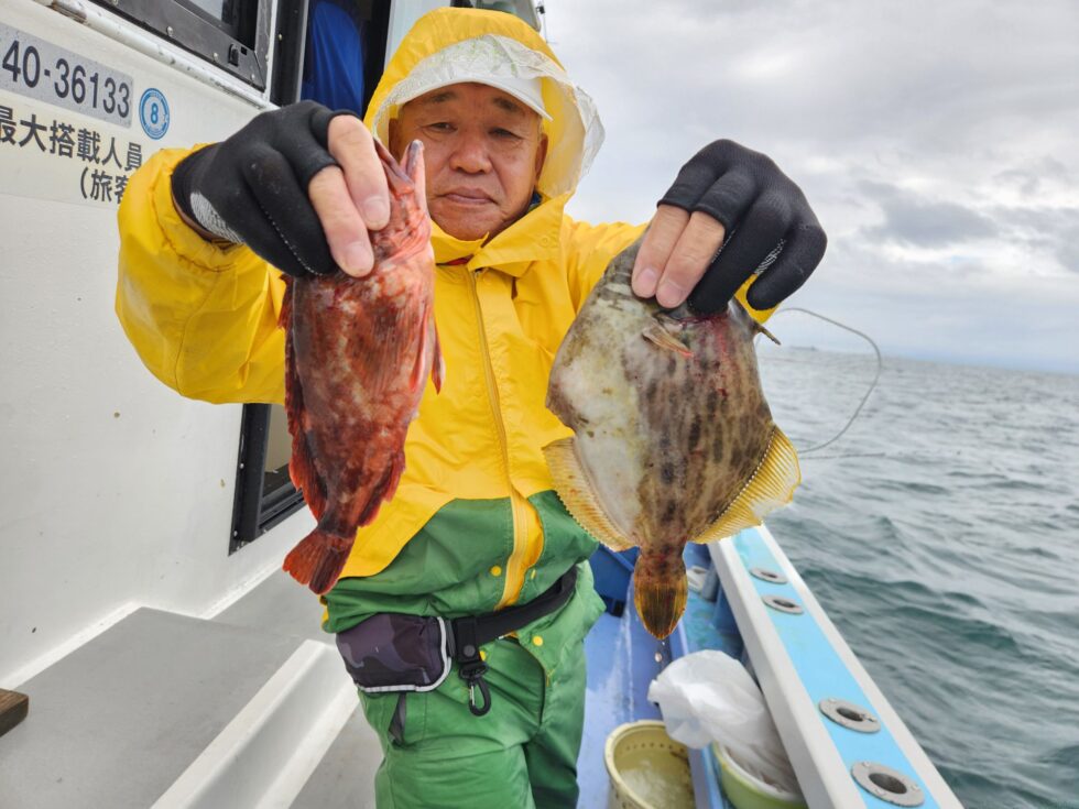 活きウタセエビ入荷、ウタセ五目釣り、一つテンヤも出船！