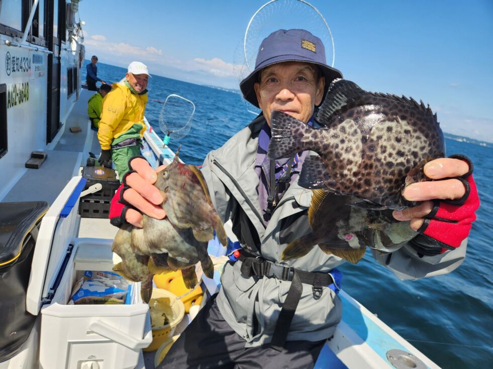 イシガキダイ！カワハギも釣りまくり！