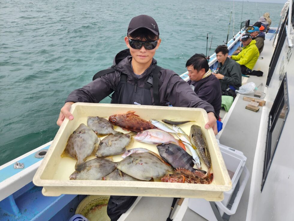 カワハギも多数!