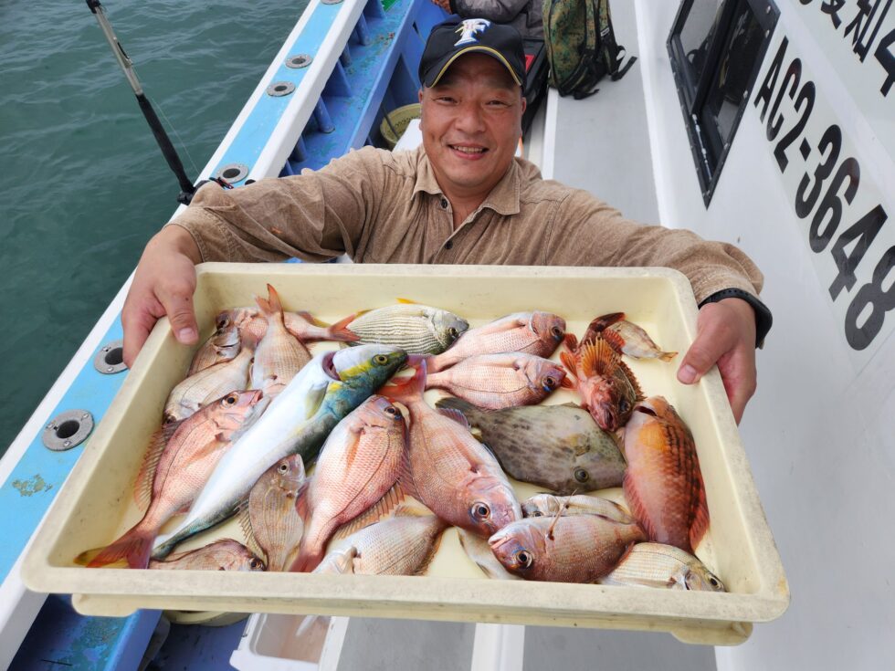 ウタセ五目船!絶好調ー!