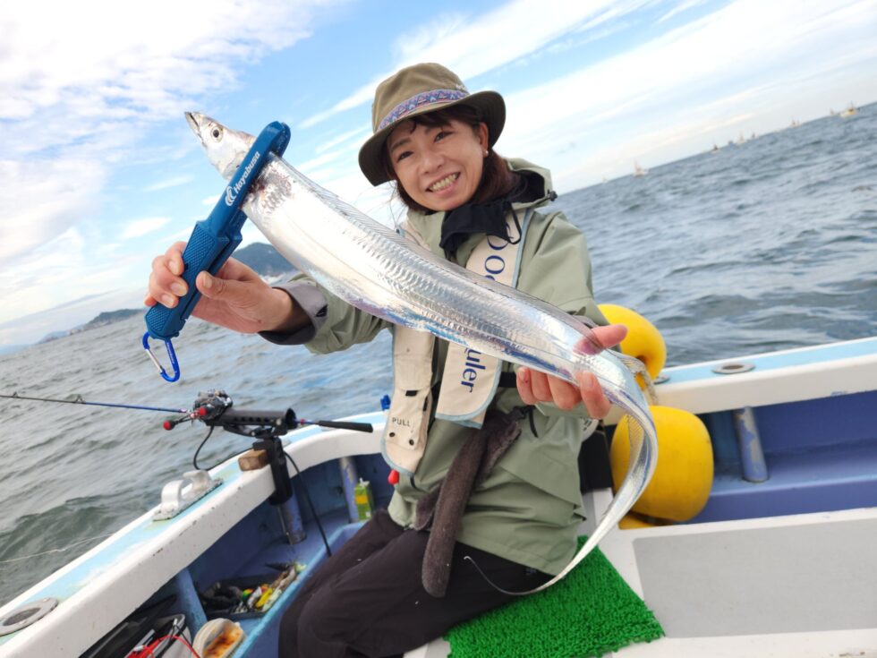 テンヤタチウオ出船!絶好調ー!