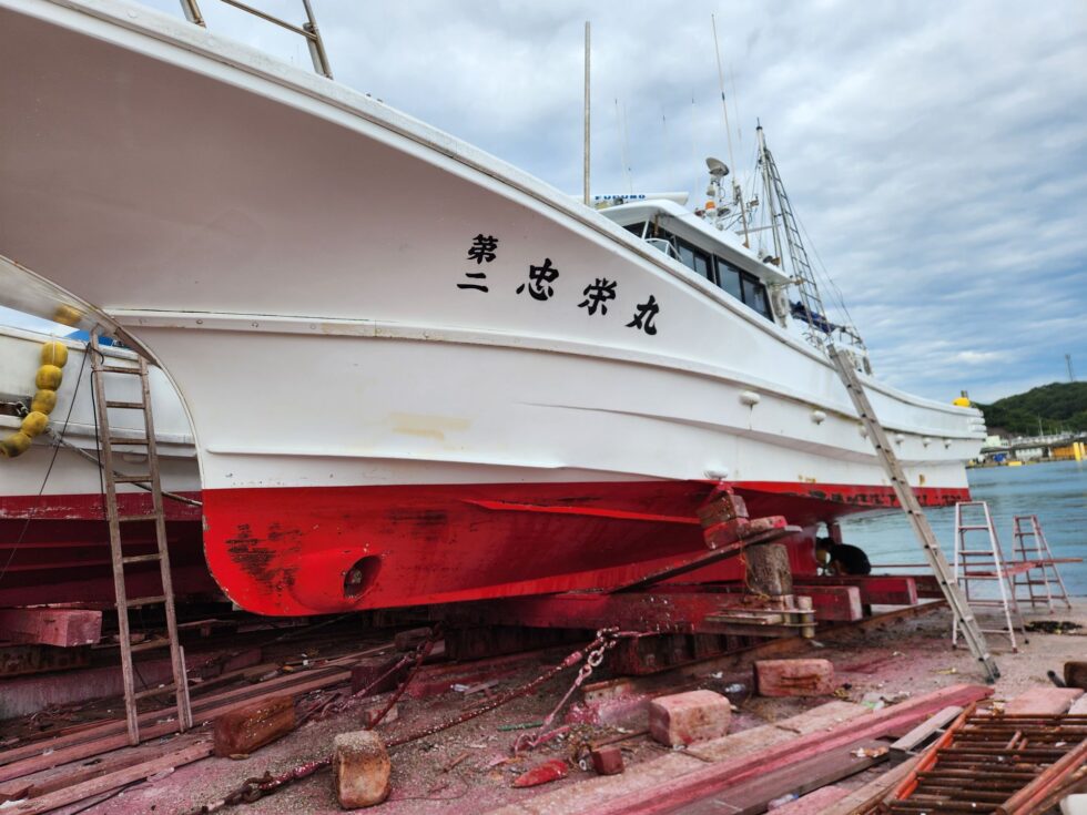 第二船底掃除&塗装します