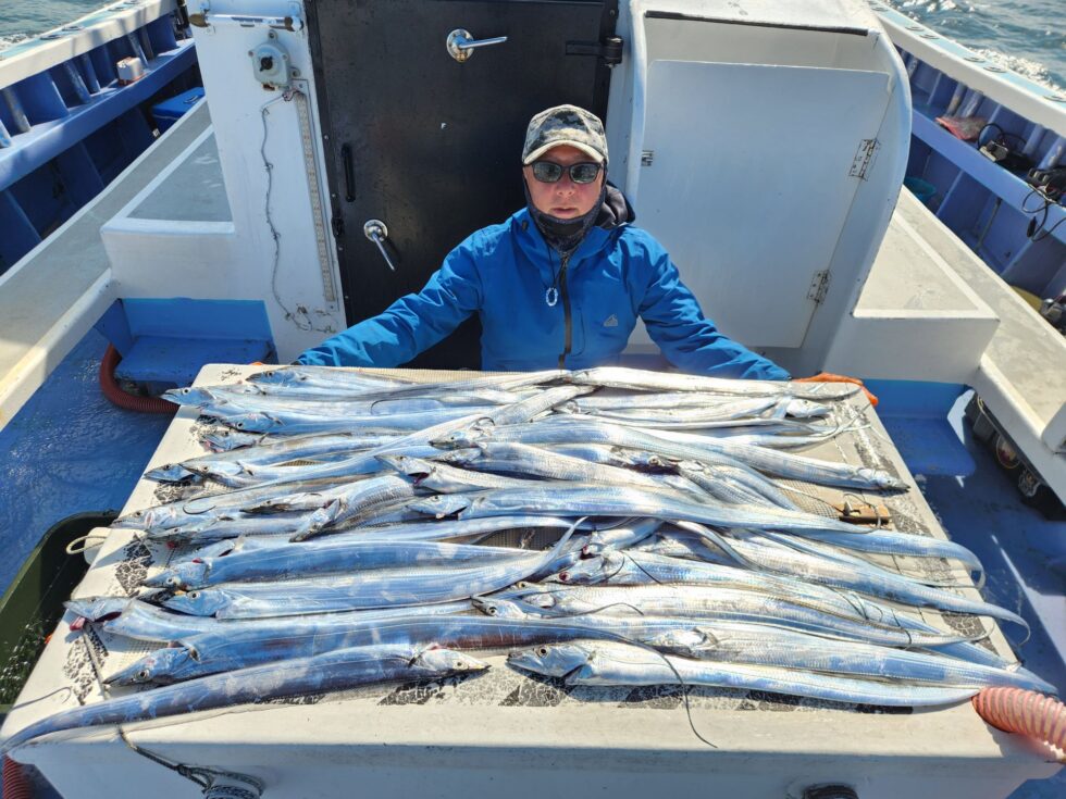伊良湖水道タチウオ入れ食い!