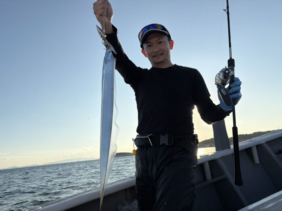 午後船サーベルテンヤ、天秤仕掛け、テンヤOKです