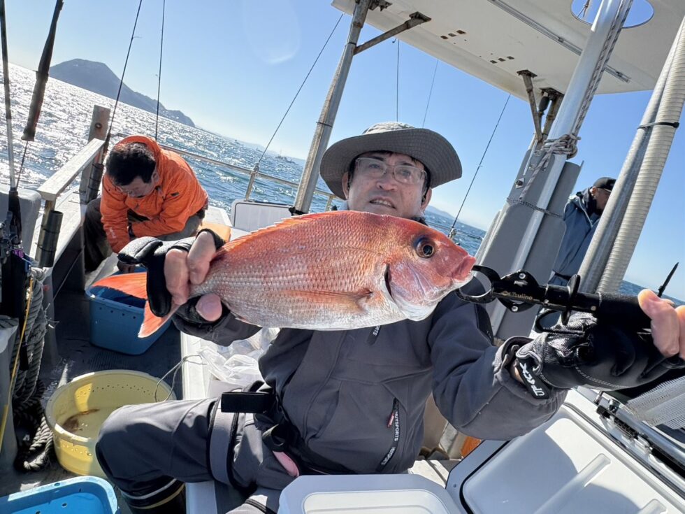 一つテンヤ真鯛船出船!