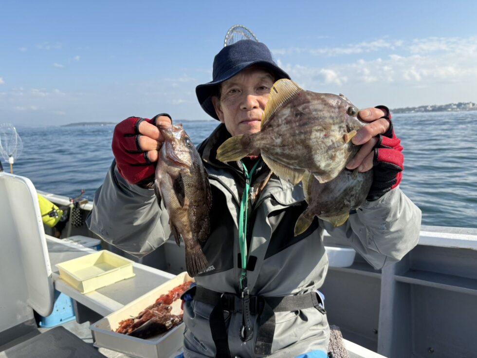 ウタセ五目船!メバル、カワハギ!