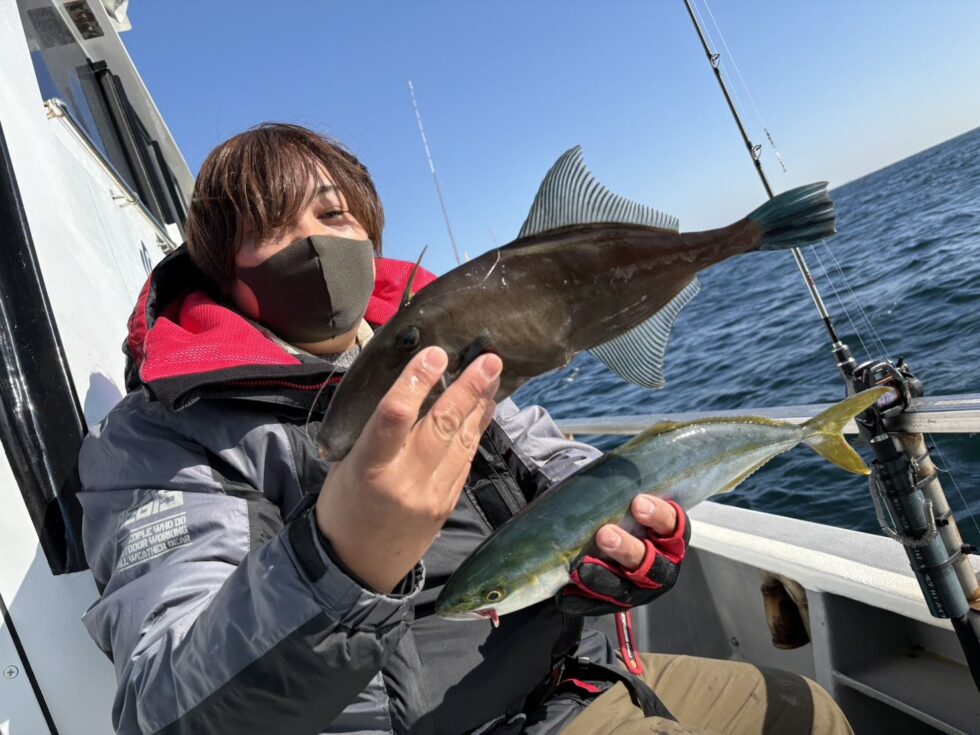 活きウタセエビのエサで多彩な釣果!