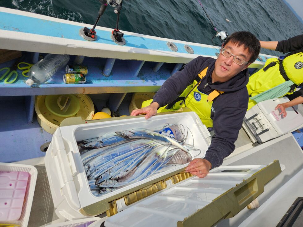 明日(日)一つテンヤ真鯛船、タチウオ船、出船！空き多数！