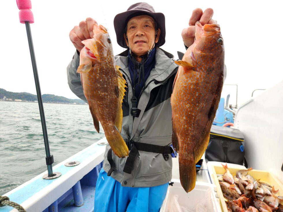 キジハタ乱舞！今日も港前は激アツ！