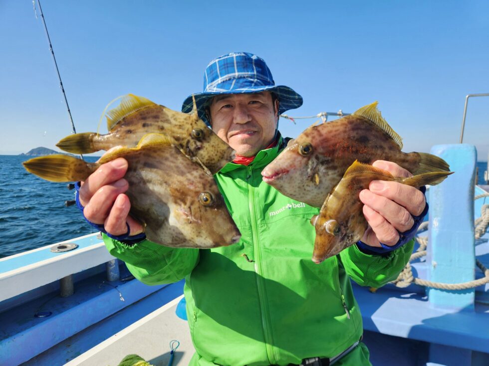ウタセ五目船！活きウタセエビたっぷり積み込んで多彩な釣果！