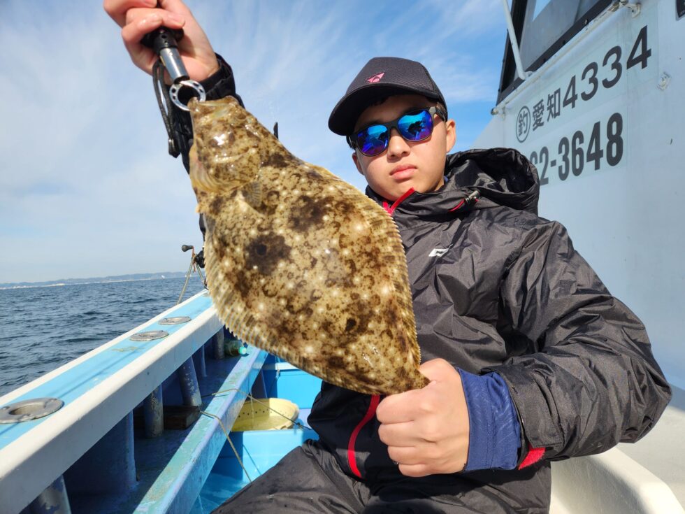 イワシ泳がせ船！