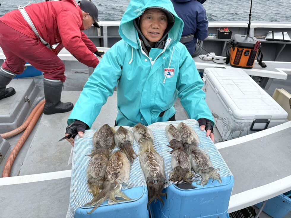 コウイカ爆発！トップ10杯！