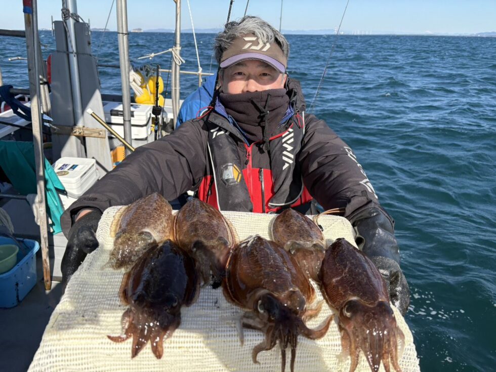 コウイカ船！今日も絶好調ー！