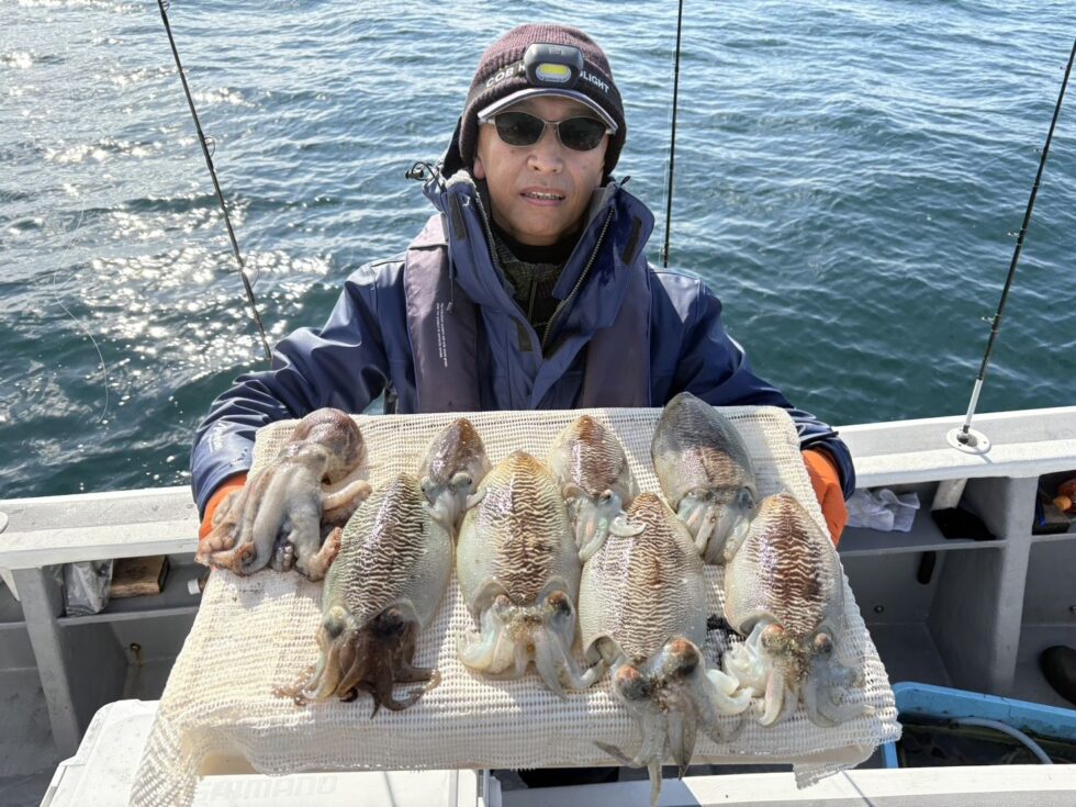 コウイカ船!今日も絶好調ー!