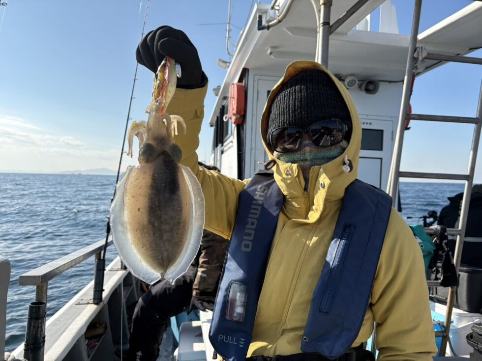 明日(日)コウイカ出船確定