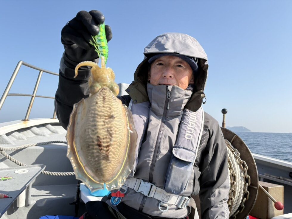 コウイカ船予約受付中！