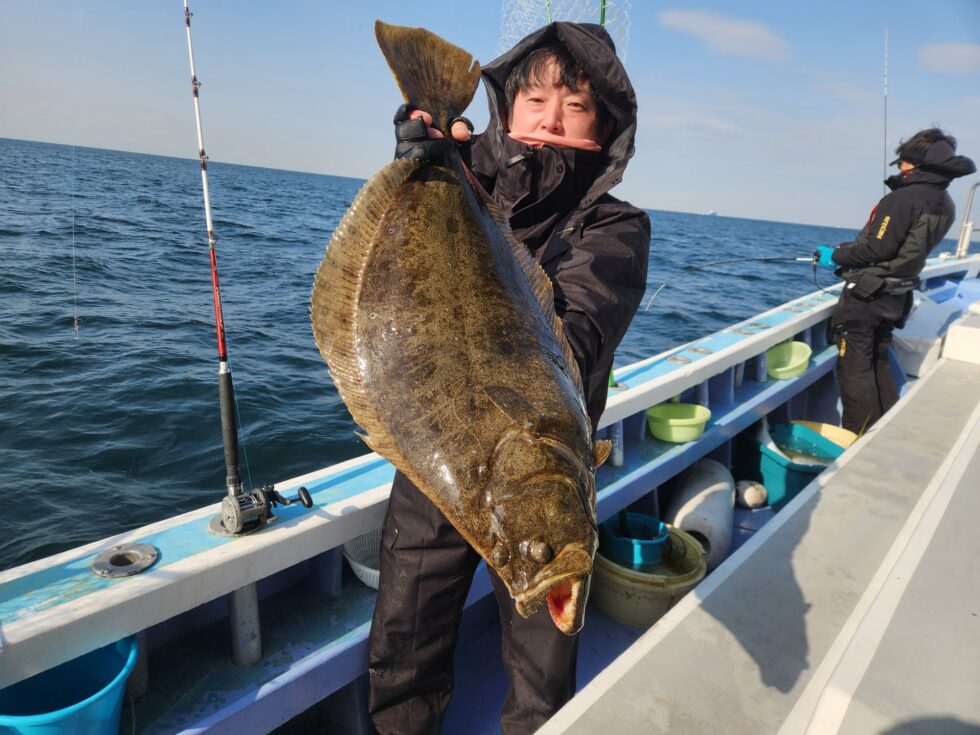 座布団ヒラメ爆発!