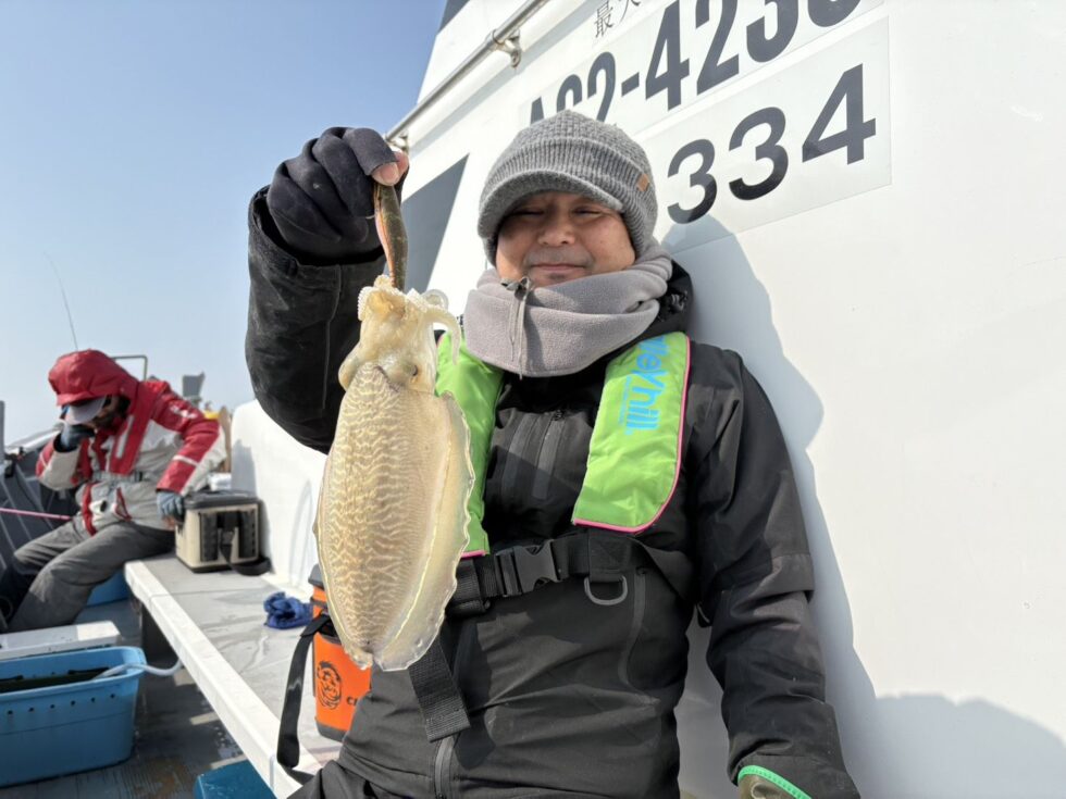 水曜日コウイカ釣り出船確定、かなり空き多数。是非！
