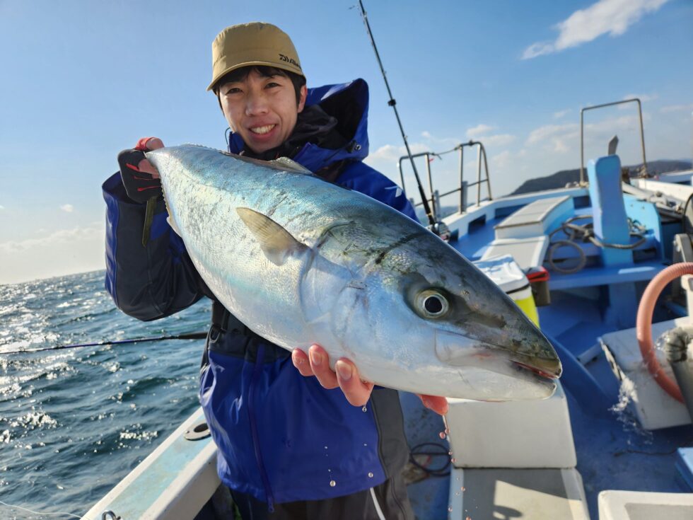 ブリ!ハリスは太めで一気に!