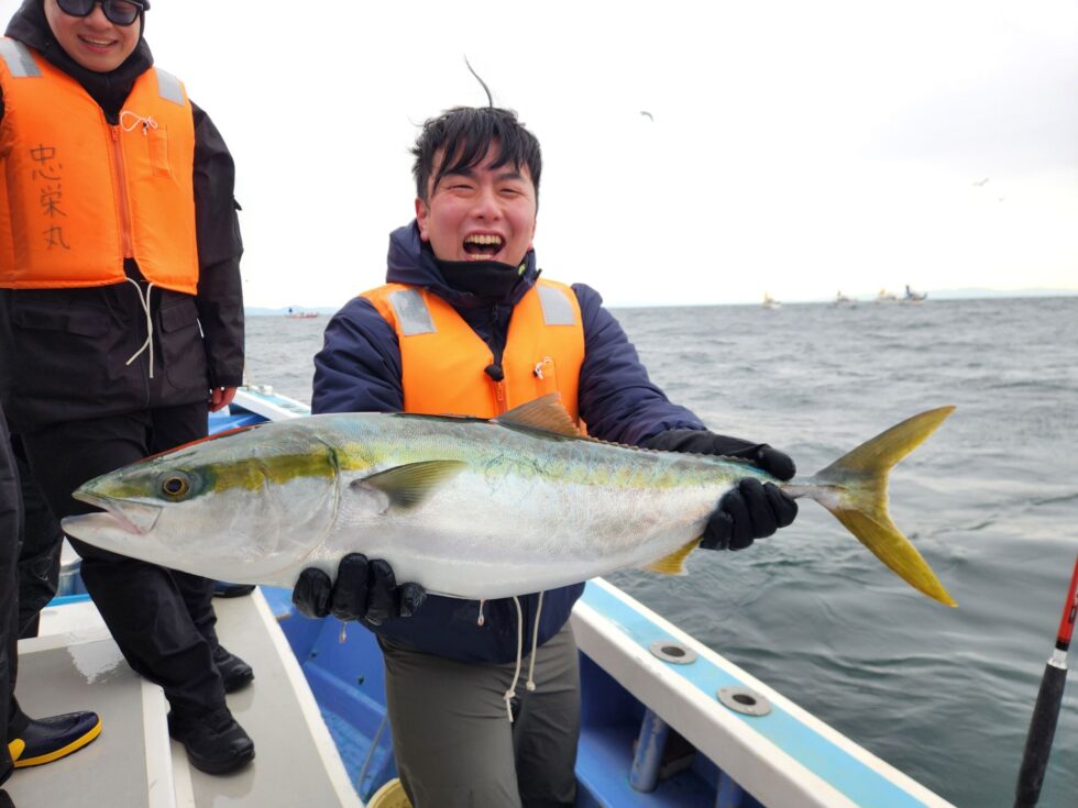 泳がせ船、レンタルタックルでブリゲット!