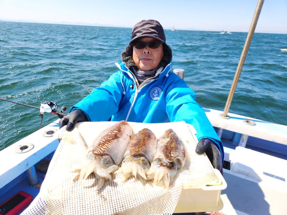 ２隻分乗ゆったり釣行でした！