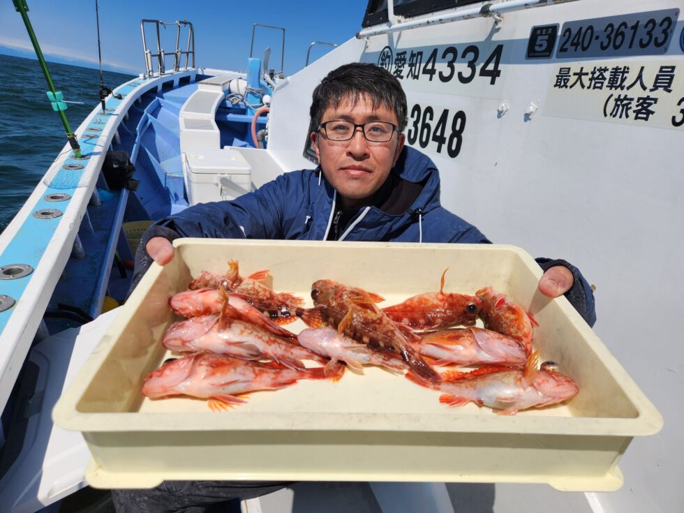 火曜日は出船です。予約お待ちしてます。